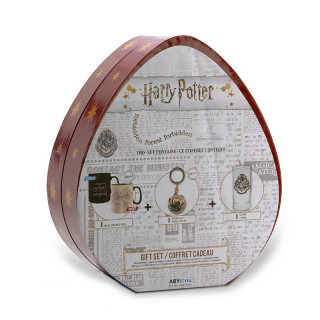 HARRY POTTER - Pck Glass + Keychain 3D + Mug HC "Hogwarts" EXCLUSIVE Cadouri