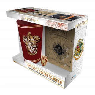 Harry Potter - XXL Cup + Pin + Notebook - "Gryffindor" Cadouri