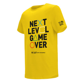 HELL Gamer Next Level Game Over T-Shirt Yellow (L) Cadouri