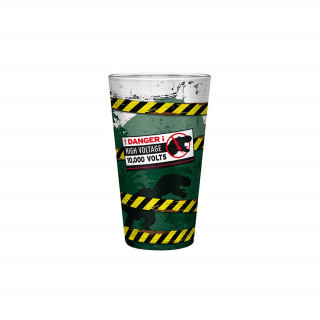 JURASSIC PARK - Large Glass - 400ml -Danger High Voltage Cadouri