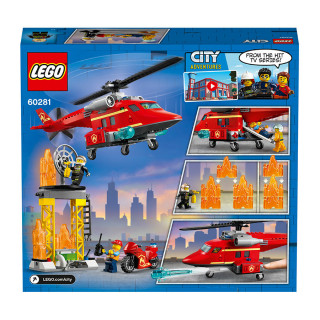 LEGO City Fire Elicopter de pompieri (60281) Jucărie