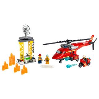 LEGO City Fire Elicopter de pompieri (60281) Jucărie