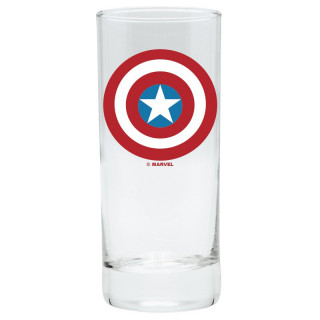 MARVEL - Pck Glass 29cl + Keyring + Mini Mug "Captain America" Cadouri