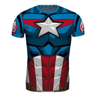 MARVEL - T-shirt  cosplay "Captain America" man L Cadouri