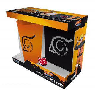 Naruto Shippuden - XXL Cup + Pin + Notebook - "Konoha" Cadouri