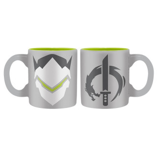 OVERWATCH - Set 2 espresso mugs - 110 ml - Hanzo & Genji Cadouri