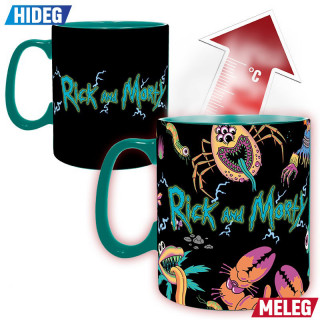 RICK & MORTY - Mug Heat Change - 460 ml - Spaceship - box Cadouri