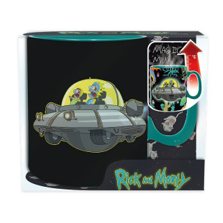 RICK & MORTY - Mug Heat Change - 460 ml - Spaceship - box Cadouri