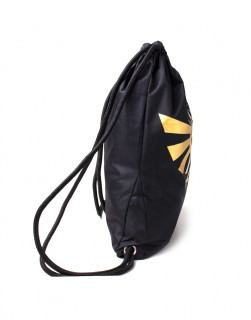 Zelda - Zelda Generic Metallic Gold Rubber Print Gymbag (M-I) Cadouri