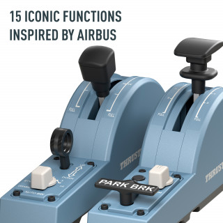 Thrustmaster TCA Quadrant Add-On Airbus Edition Negru, Albastru Simulator de zbor PC-ul PC