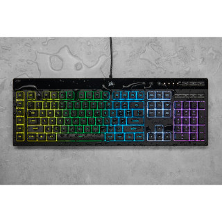 Corsair K55 RGB PRO tastaturi USB QWERTY Englez Negru PC