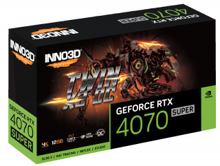 Inno3D GEFORCE RTX 4070 SUPER TWIN X2 OC NVIDIA 12 Giga Bites GDDR6X PC