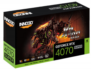 Inno3D GEFORCE RTX 4070 SUPER X3 OC NVIDIA 12 Giga Bites GDDR6X PC