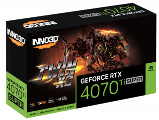 Inno3D GEFORCE RTX 4070 Ti SUPER TWIN X2 NVIDIA 16 Giga Bites GDDR6X PC