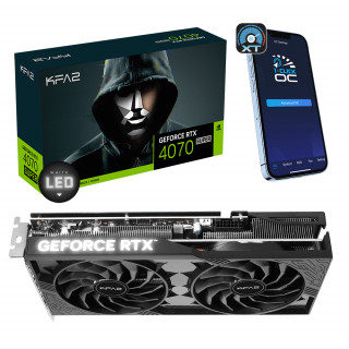 KFA2 GeForce RTX 4070 SUPER 1-Click OC 2X NVIDIA 12 Giga Bites GDDR6X PC