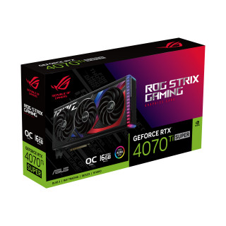 ASUS ROG -STRIX-RTX4070TIS-O16G-GAMING NVIDIA GeForce RTX 4070 Ti SUPER 16 Giga Bites GDDR6X PC