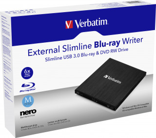 Verbatim Blu-Ray Unitate externă - negru (43890) PC