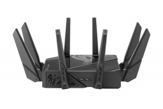 ASUS ROG Rapture GT-AXE16000 router wireless 10 Gigabit Ethernet Tri-band (2.4 GHz / 5 GHz / 6 GHz) Negru PC