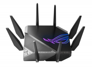 ASUS GT-AXE11000 router wireless Gigabit Ethernet Tri-band (2.4 GHz / 5 GHz / 6 GHz) Negru PC