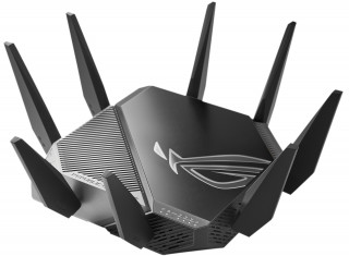 ASUS GT-AXE11000 router wireless Gigabit Ethernet Tri-band (2.4 GHz / 5 GHz / 6 GHz) Negru PC