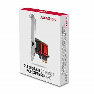 Axagon PCEE-G25 card de rețea Intern Ethernet 2500 Mbit/s PC