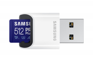 Samsung PRO Plus 512 Giga Bites MicroSDXC UHS-I Clasa 10 PC