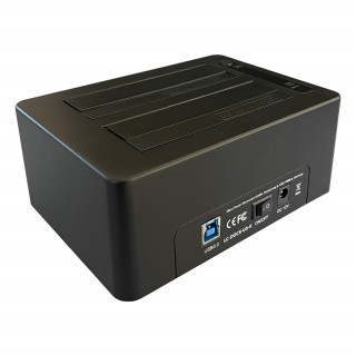 LC-Power LC-DOCK-U3-V stație docking driver stocare USB 3.2 Gen 1 (3.1 Gen 1) Type-B Negru PC