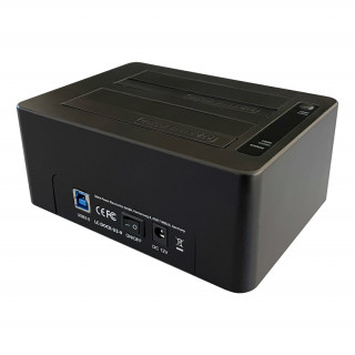 LC-Power LC-DOCK-U3-V stație docking driver stocare USB 3.2 Gen 1 (3.1 Gen 1) Type-B Negru PC