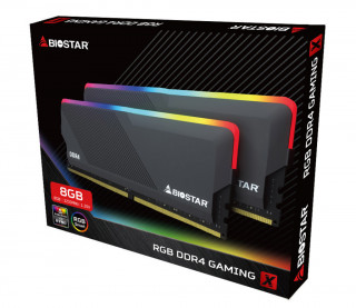 Biostar RGB DDR4 GAMING X module de memorie 8 Giga Bites 1 x 8 Giga Bites 3200 MHz PC