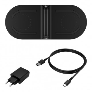 HyperX ChargePlay Base Universală Negru USB Încărcare fără fir Încărcare rapidă De interior PC