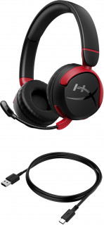 HyperX Cloud Mini - Wireless Gaming Headset (Black) Căști Fără fir Bandă de fixare pe cap Bluetooth Negru PC