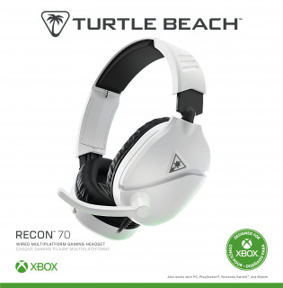 Turtle Beach Recon 70 Căști Prin cablu - Alb PC