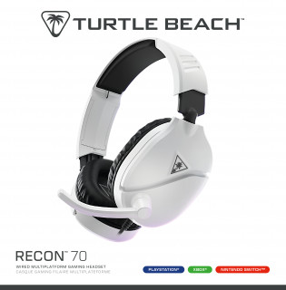 Turtle Beach Recon 70 Căști Prin cablu Gaming - Alb PC