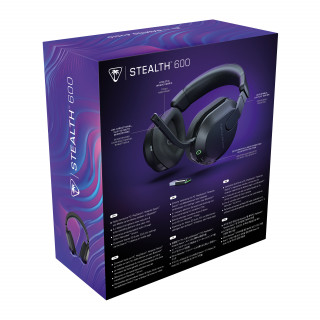 Turtle Beach Stealth 600 Gen 3 Căști Fără fir Bandă de fixare pe cap Gaming Bluetooth Negru PC