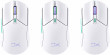 HP HyperX Pulsefire Haste 2 Core Wls - Gaming Mouse (Wht/Grn/Pur) mouse-uri Ambidextru USB Tip-A 3600 DPI thumbnail