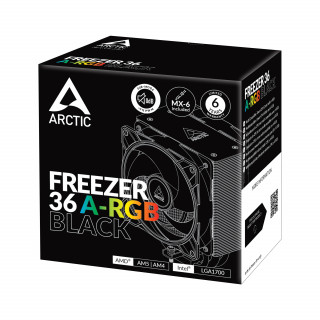 ARCTIC Freezer 36 A-RGB Procesor Răcitor de aer 12 cm Negru 1 buc. PC