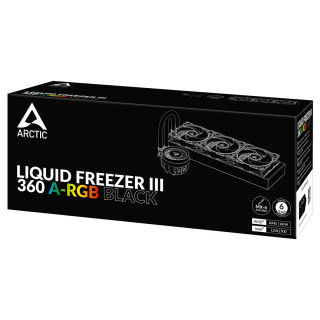 ARCTIC Liquid Freezer III 360 A-RGB Procesor Răcire lichidă all-in-one 12 cm Negru  PC