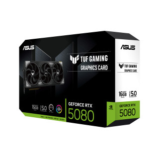 ASUS TUF Gaming TUF-RTX5080-16G-GAMING NVIDIA GeForce RTX 5080 16 Giga Bites GDDR7 PC