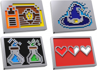 HyperX Badge Pack - 8 Bit Magnetic Badges Etichetă tastatură PC