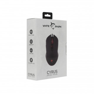 White Shark CYRUS mouse-uri Gaming Ambidextru USB Tip-A Optice 3200 DPI PC