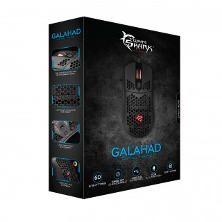 White Shark GALAHAD mouse-uri Gaming Ambidextru USB Tip-A Optice 7200 DPI PC