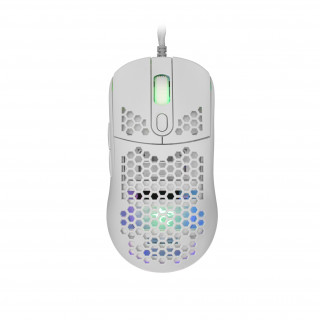 White Shark GALAHAD White mouse-uri Gaming Ambidextru USB Tip-A Optice 7200 DPI PC