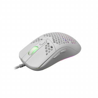 White Shark GALAHAD White mouse-uri Gaming Ambidextru USB Tip-A Optice 7200 DPI PC