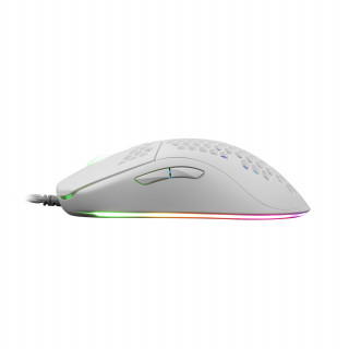 White Shark GALAHAD White mouse-uri Gaming Ambidextru USB Tip-A Optice 7200 DPI PC