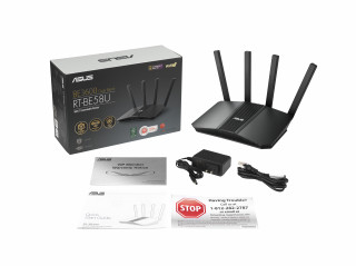 ASUS RT-BE58U router wireless 2.5 Gigabit Ethernet Bandă dublă (2.4 GHz/ 5 GHz) Negru PC