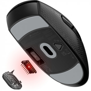 Corsair M55 mouse-uri Gaming Mâna dreaptă RF Wireless + Bluetooth + USB Type-A Optice 24000 DPI PC