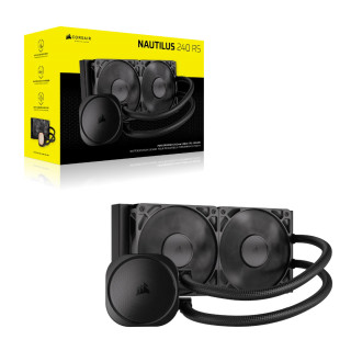 Corsair NAUTILUS 240 RS Placă de bază Răcire lichidă all-in-one Negru PC