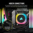 Corsair H100I Procesor Kit lichid de răcire 12 cm Negru thumbnail