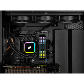 Corsair iCUE H150i RGB ELITE Procesor Răcire lichidă all-in-one 12 cm Negru 1 buc. PC