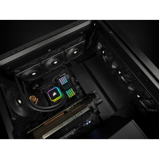 Corsair iCUE H150i RGB ELITE Procesor Răcire lichidă all-in-one 12 cm Negru 1 buc. PC